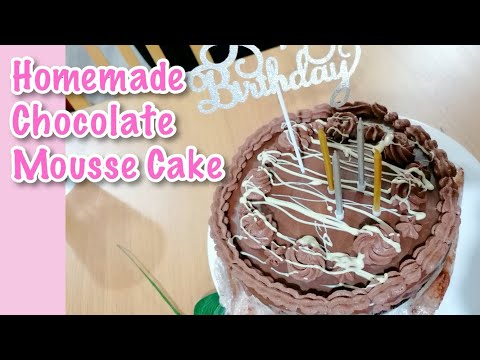 Homemade Chocolate Mousse Birthday Cake | Assembly Without Acetate Sheet | KC Mum Life