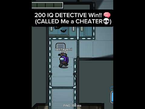 200 IQ DETECTIVE Win!! 🧠 (They CALLED Me a CHEATER 💀) #gaming #amongus #impostor #deathnote #anime