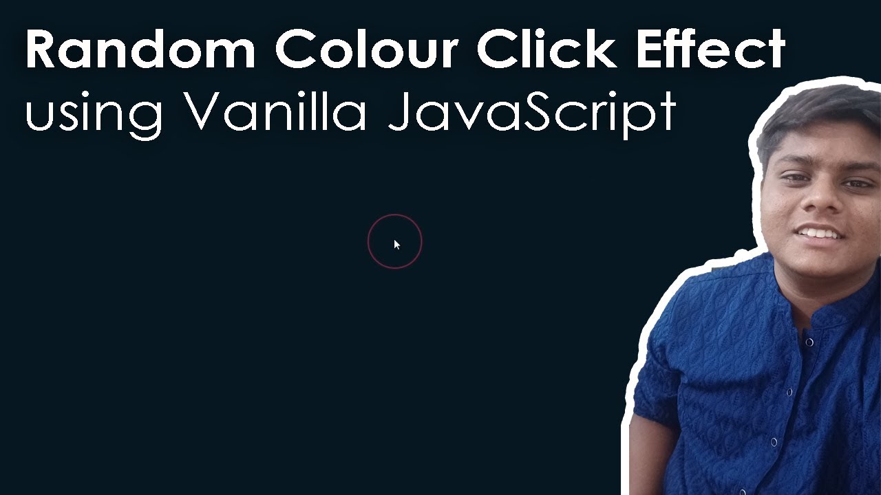 Pulse Effect with Random Colors using Vanilla JavaScript and CSS3. Complete tutorial | Code Grind