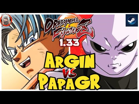 DBFZ PapaGR vs ArGin (TGohan, A21, Trunks) vs (GokuGT, GogetaSSB, Jiren)