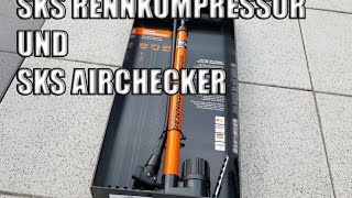 SKS Pumpe Rennkompressor und Luftdruckmesser SKS Airchecker im Test