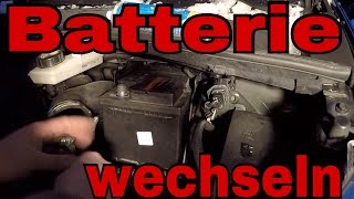 BATTERIE WECHSELN / Autobatterie Starterbatterie Wechsel Ford Galaxy (Tutorial) Changing the Battery