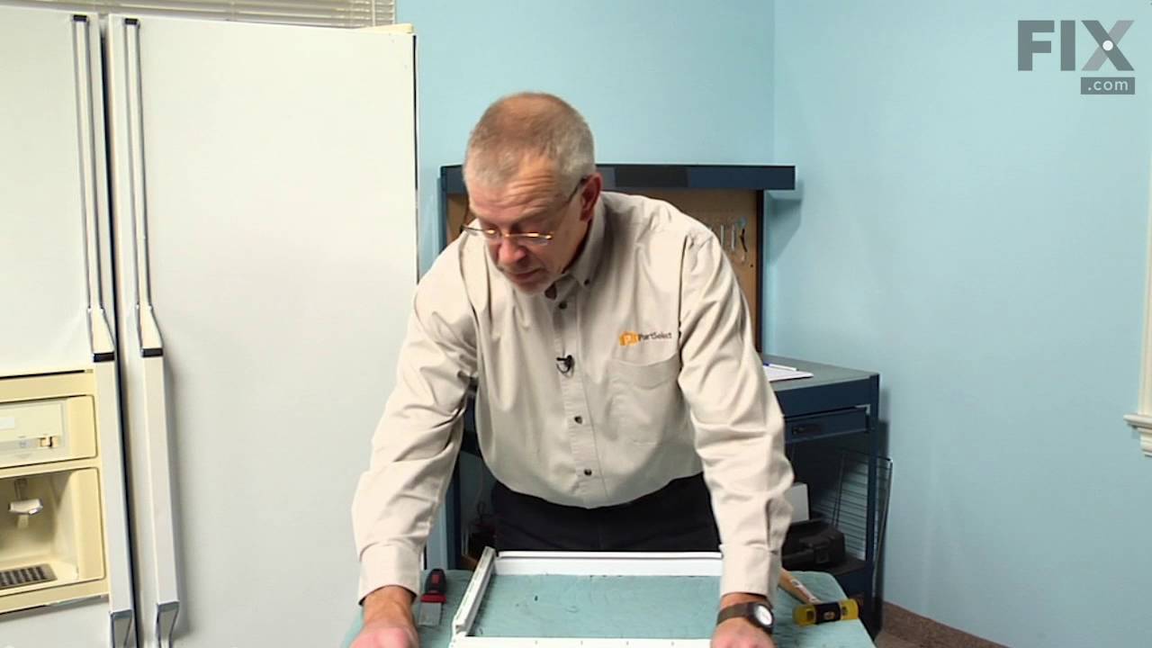Replacing your Whirlpool Refrigerator Refrigerator Crisper Cover Frame