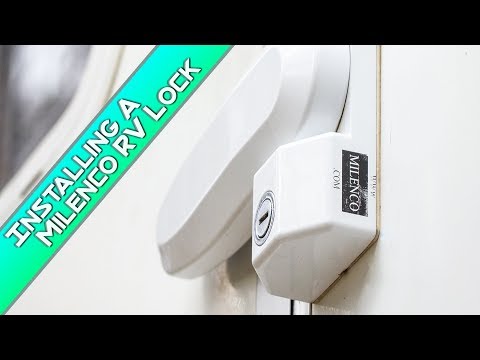 Installing a Milenco RV Door Lock