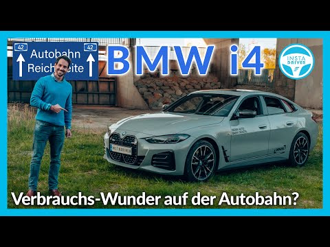 BMW i4 Autobahn-Test | Reale Reichweite und Verbrauch auf der Autobahn