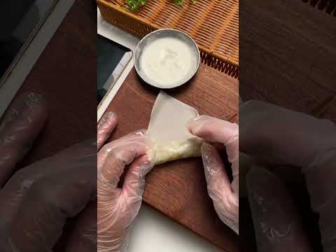 Golden Shrimp Rolls With AjiDo Bonito Teriyaki Sauce