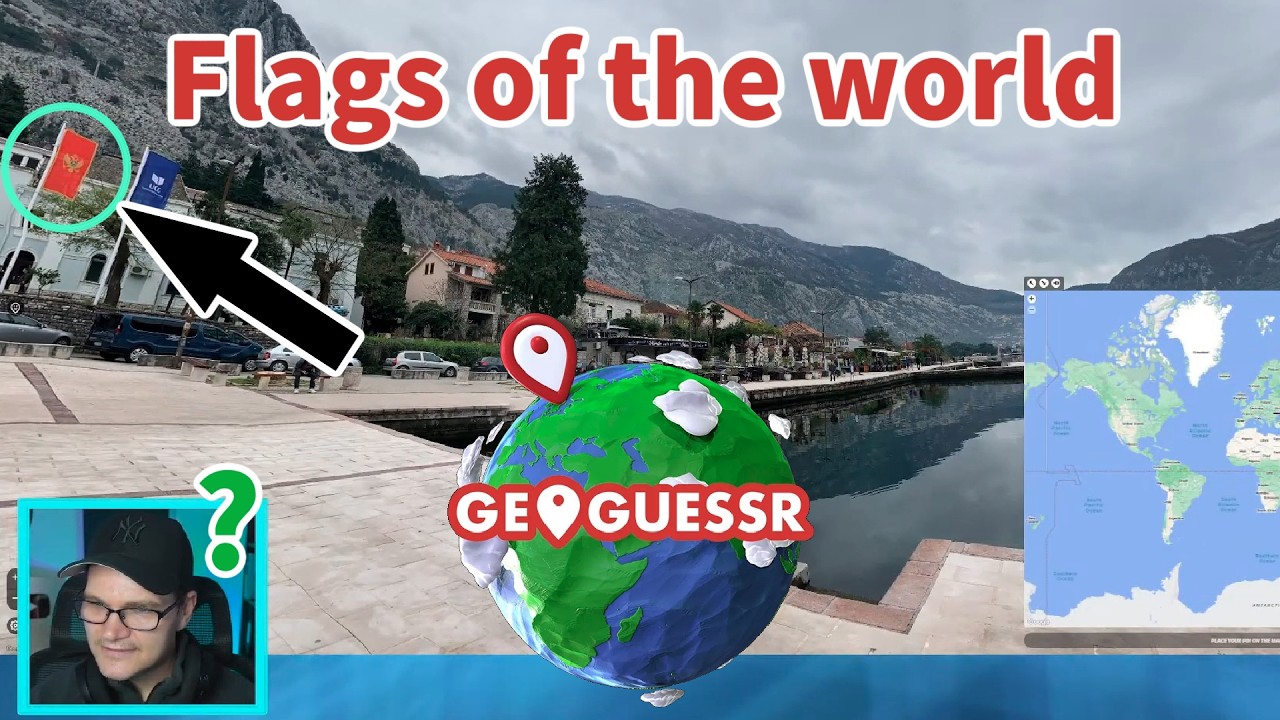 Playing Geoguessr - Flags of the World