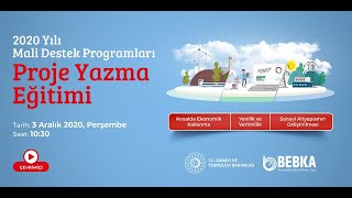 2020 Yılı MDP Proje Yazma Eğitimi (Bölüm 1)