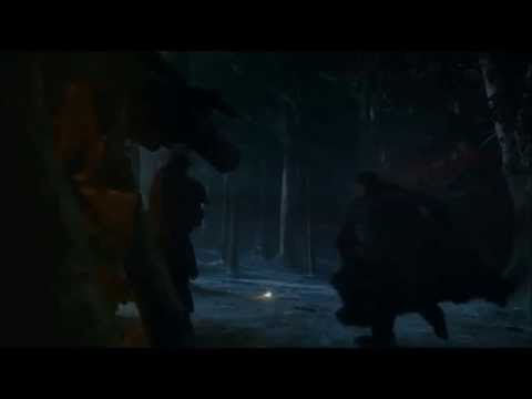 Sam kills a White Walker