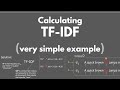 Calculate TF IDF In NLP Simple Example