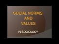 11. Sınıf  İngilizce Dersi  Values and Norms Social Norms and Social Values are important terminologies of sociology. In this videos students can get the meaning with ... konu anlatım videosunu izle