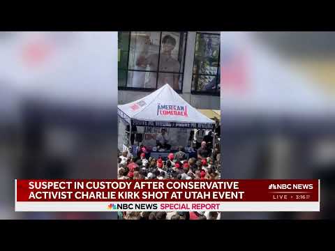WATCH LIVE: Charlie Kirk Shot