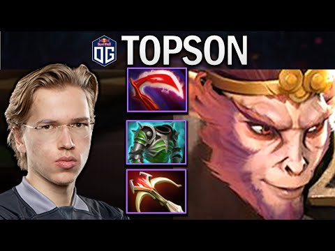 OG.TOPSON MONKEY KING WITH 24 KILLS - DOTA 2 7.29 GAMEPLAY