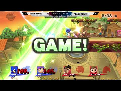 Paradigm Shift 2018 - Sonido/NovaPixl vs Veen/LazyBoredom - Smash 4 Doubles Winners Semis