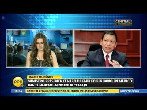 Entrevista al ministro de Trabajo Daniel Maurate - RPPTV