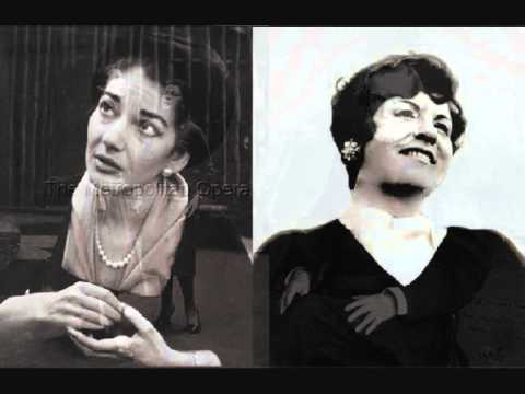 Maria Callas & Fedora Barbieri. Aida. G. Verdi.  Act II Scena I. (II/II)