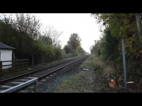 RPSI No.85 (Merlin) & MKIIs @ Ballymartin Road Level Crossing 30/10/2016