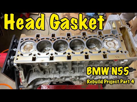 Cylinder Head Gasket Replacement - BMW N55 Engine Rebuild Project Part 4