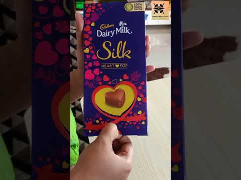 Unboxing of Cadbury Dairy Milk Silk Valentine's Heart Pop Bar, 250g