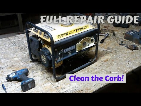 Champion 1500 watt generator Repair guide.
