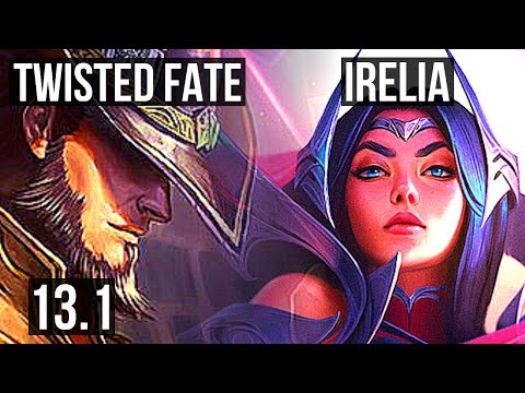 TWISTED FATE vs IRELIA (MID) | 3/0/7, 2.0M mastery, 700+ games | KR Master | 13.1