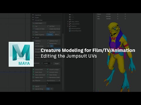 3D Creature Modeling for film with Maya and ZBrush - Lesson 15 / 15