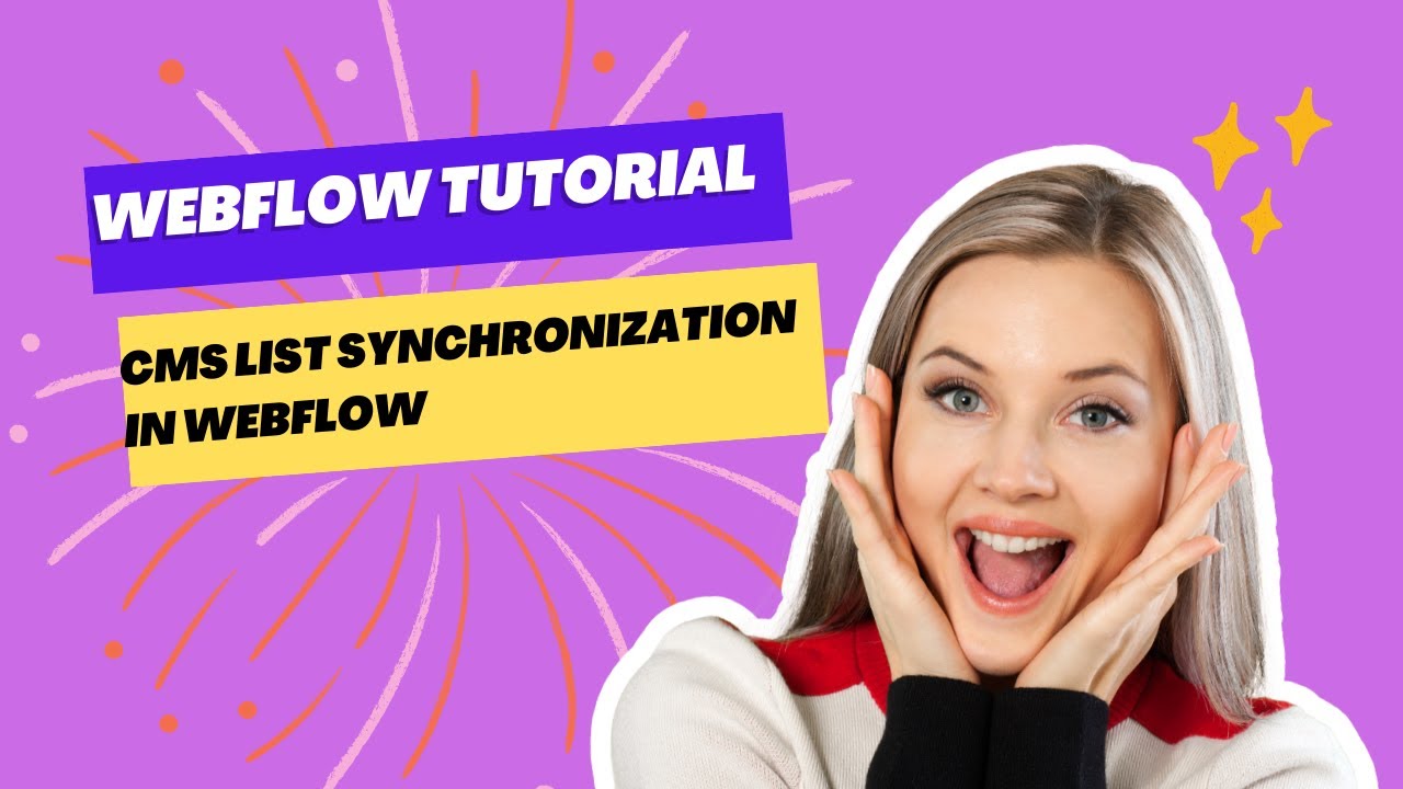 WebFlow tutorial - CMS list synchronization in webflow