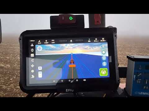 Greening kreiseln bei Frost Gründüngung Case CVX Kverneland Kreiselegge EFIX RTK Lenksystem