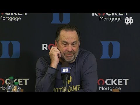 @NDMBB | Mike Brey Post-Game Press Conference at Duke (2020)