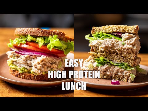 2 high protein lunch ideas - ready in under 20 minutes! Vegan & Vegetarian Meal Ideas