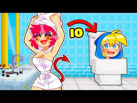 Mi Nascondo Per 100 ORE In Casa Della Mia CRUSH Su Minecraft!