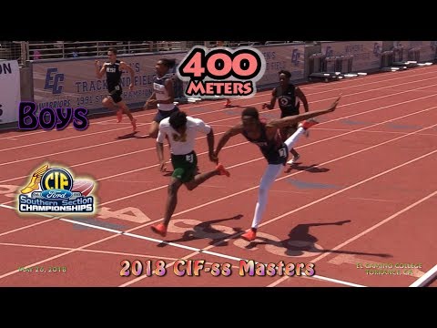 2018 TF - CIF-ss Masters - 400 Meters (Boys)