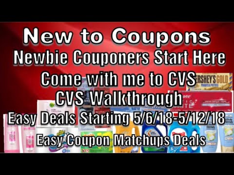 New to Coupons Come with me to CVS. CVS Coupon matchups walkthrough Deals 5/6/18-5/12/18. Easy Deals Video