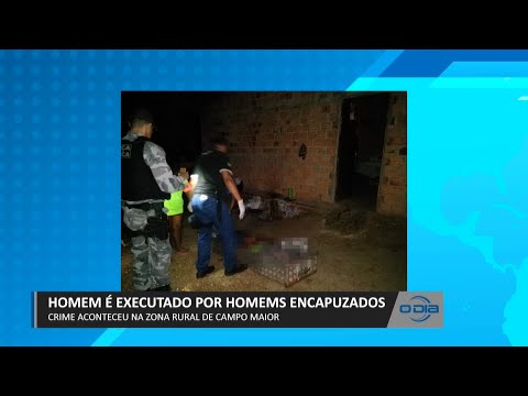 Homem é executado por criminosos encapuzados na zona rural de Campo Maior 08 03 2023
