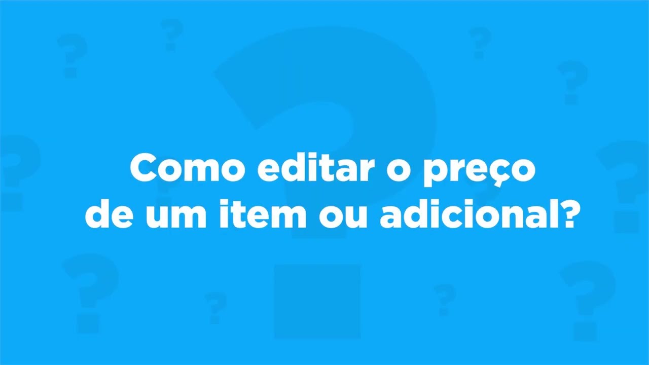 Alterar preço de item ou adicional | Anota AI