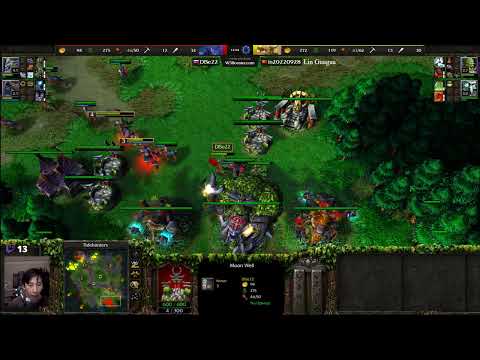 DiSe (NE) vs Lin Guagua (Orc) - WarCraft 3 - Silver Highlight - WC3357