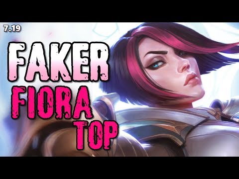 Faker (1215 LP) Fiora top v Jarvan matchup - Korean SoloQ P 7.19