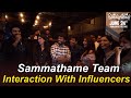Sammathame Team Interaction With Influencers | Kiran Abbavaram , Chandini Chowdary | Gossip Adda