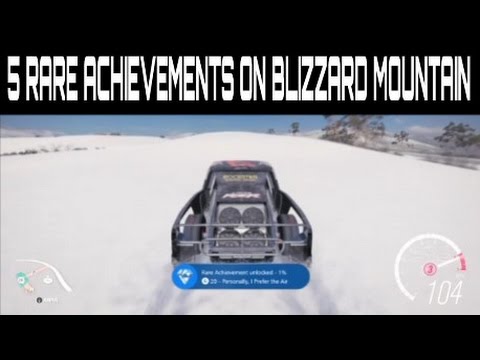 Forza Horizon 3 - 5 Rare Achievements in Blizzard Mountain - Guide to Get Them