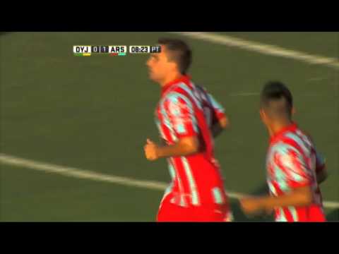 Gol de Barbieri. Defensa 0 - Arsenal 1. Fecha 9. Primera División 2016