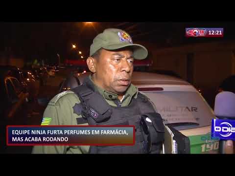 ROTA DO DIA (21.10) Equipe furta perfumes em farmaÌcia, mas acaba rodando
