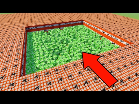 10,000 TNT VS 1000 CREEPERS ! | Minecraft