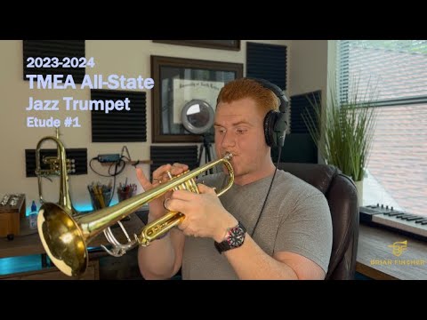 2024 TMEA All-State Jazz Trumpet | Etude #1