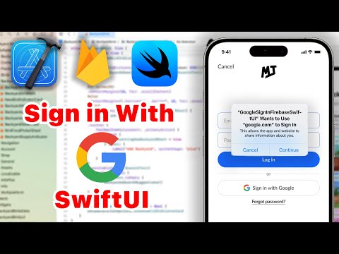 Sign in with Google Using Firebase SwiftUI (Xcode 2024)