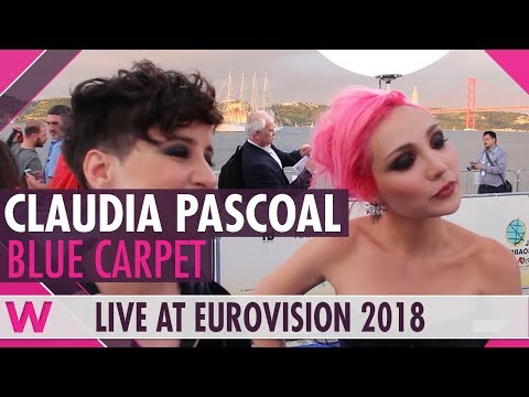 Cláudia Pascoal (Portugal) @ Eurovision 2018 Red / Blue Carpet Opening Ceremony