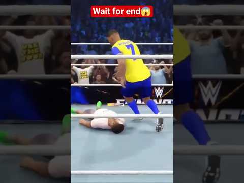 Ronaldo DESTROYS Messi in WWE Extreme Fight! #wwe #gaming #shortsfeed #shorts #viral #trending #yt