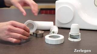 Steel Cone Grinder Attachment for KitchenAid Stand Mixers and Jupiter Electric motor unit