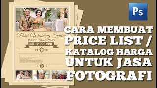 Download lagu CARA MEMBUAT PRICE LIST ATAU KATALOG HARGA UNTUK JASA FOTOGRAFI mp3