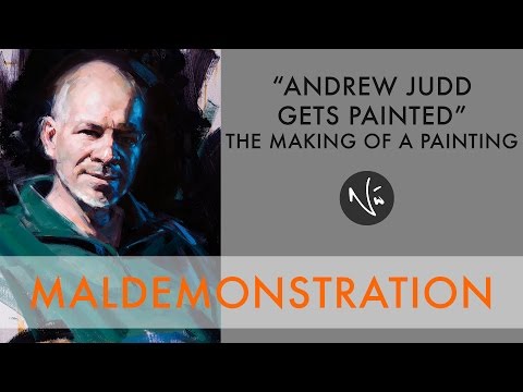 MALDEMONSTRATION - Andrew Judd gets painted