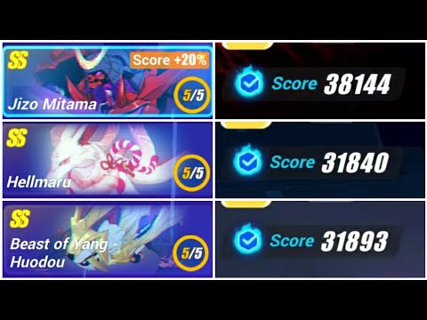 Honkai Impact3 SEA Exalted MA 101,877Pts. Jizo(38144)/Hellmaru(31840)/Huodou(31983)